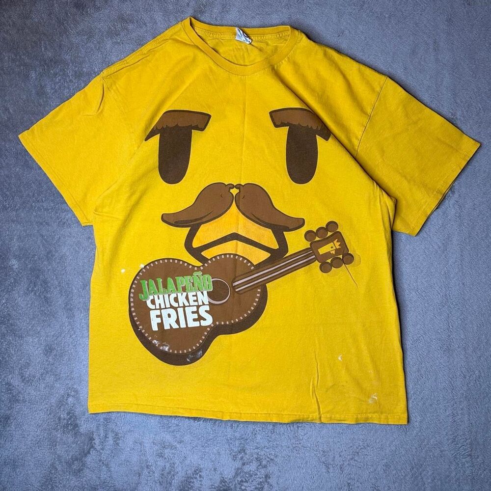 Fire Burger King Jalapeño Chicken Fries Promo T-Shirt Size XL Men’s